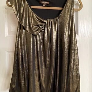 Adrienne Vittadini Black Studio Blouse